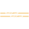 Kit Stickers Bandes Bas de Caisse Porsche 911 GT3 en beige