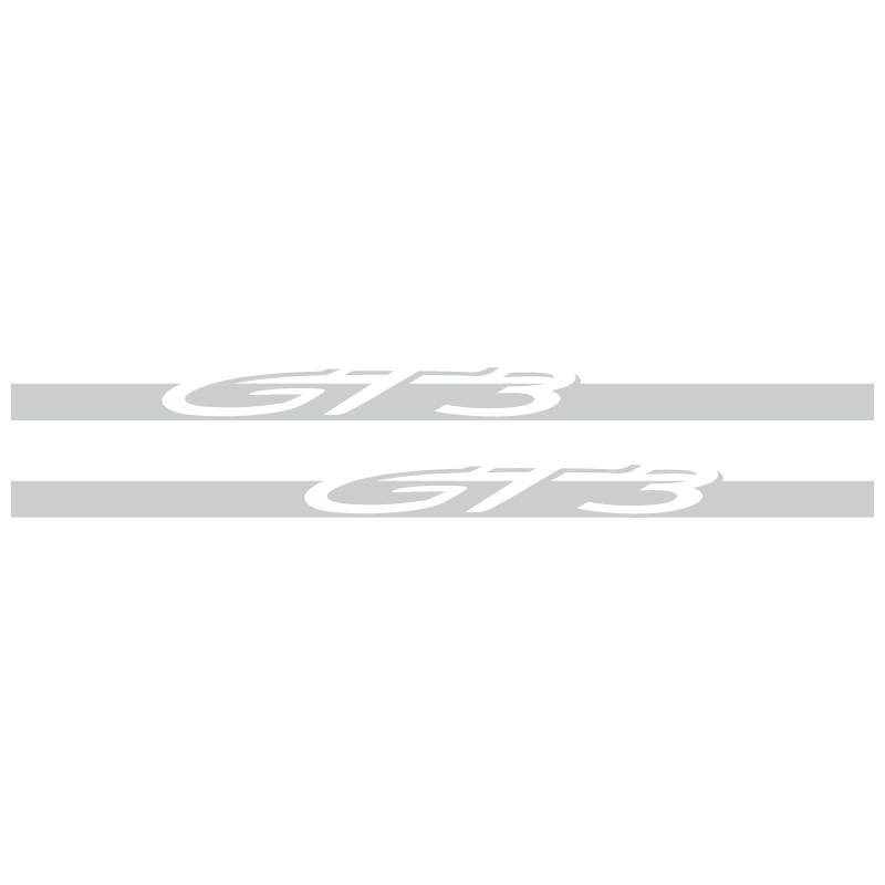 Kit Stickers Bandes Bas de Caisse Porsche 911 GT3 en gris pâle