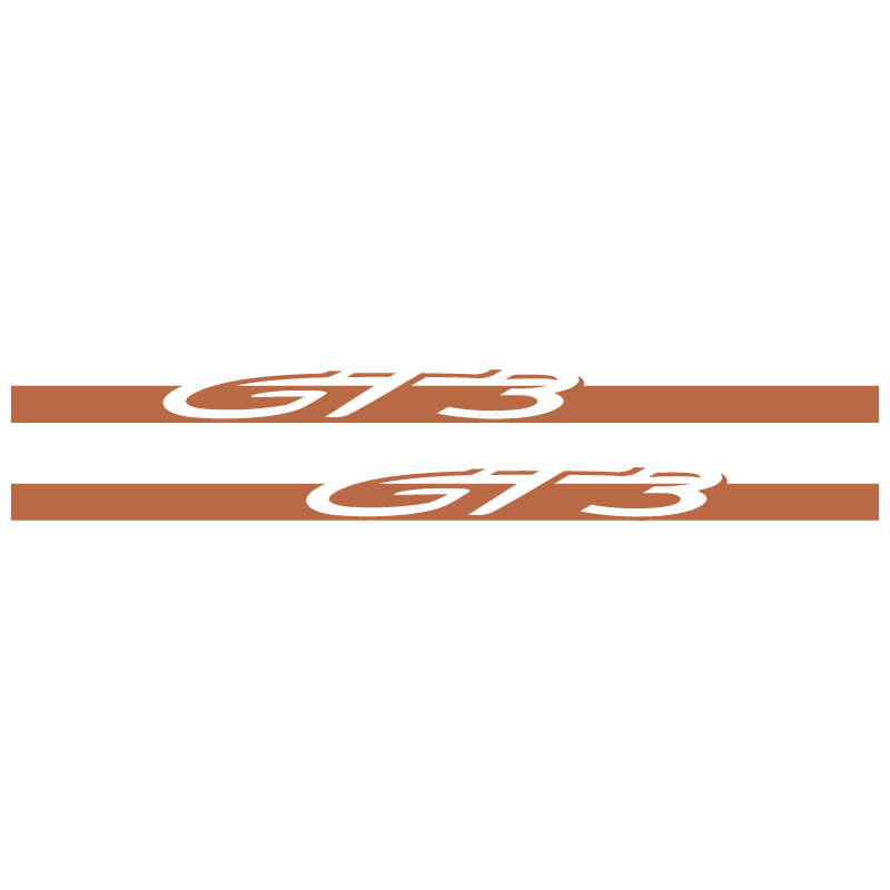 Kit Stickers Bandes Bas de Caisse Porsche 911 GT3 en bronze