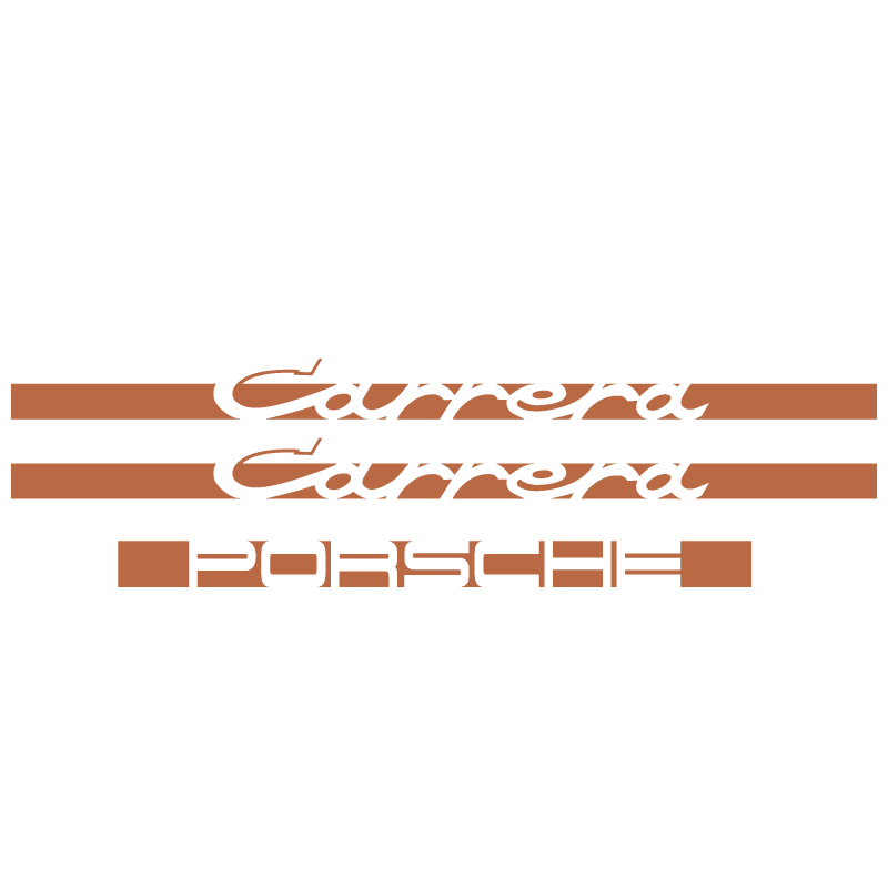 Kit Stickers Bandes Latérales + Capot Moteur Porsche 911 Carrera Série G en bronze