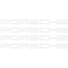 Kit Stickers Étriers de Freins Porsche Logo en blanc mat