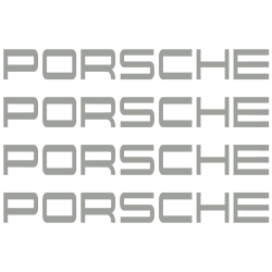 Kit Stickers Etrier Frein Porsche 964 en gris clair
