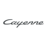 Sticker Porsche Cayenne Logo en gris foncé