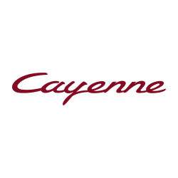 Sticker Porsche Cayenne Logo en bordeaux