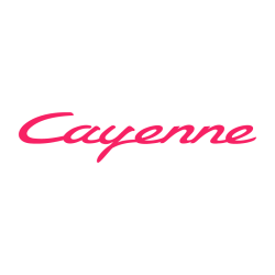 Sticker Porsche Cayenne Logo en fuchsia