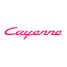 Sticker Porsche Cayenne Logo en fuchsia