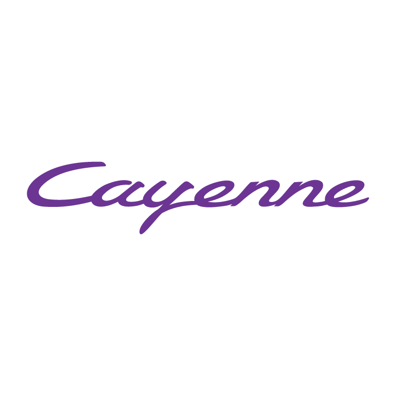 Sticker Porsche Cayenne Logo en violet