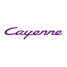 Sticker Porsche Cayenne Logo en prune