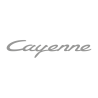 Sticker Porsche Cayenne Logo en argent