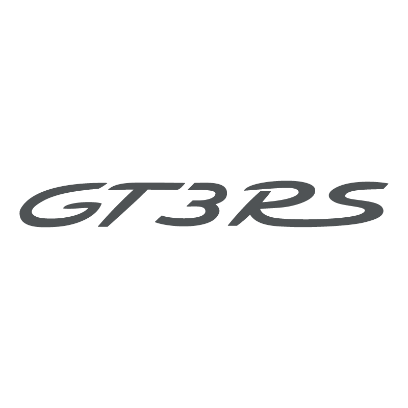 Sticker Porsche 911 GT3 RS en gris foncé