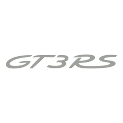 Sticker Porsche 911 GT3 RS en gris clair