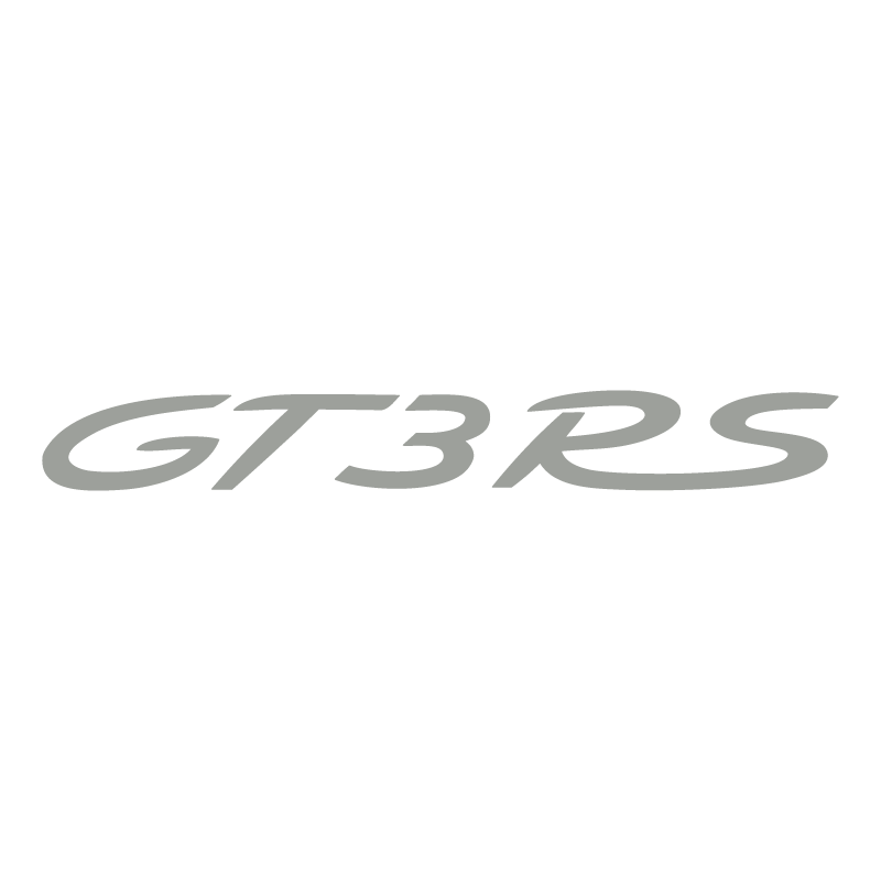 Sticker Porsche 911 GT3 RS en gris clair