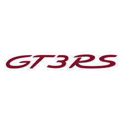 Sticker Porsche 911 GT3 RS en bordeaux