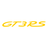 Sticker Porsche 911 GT3 RS en jaune