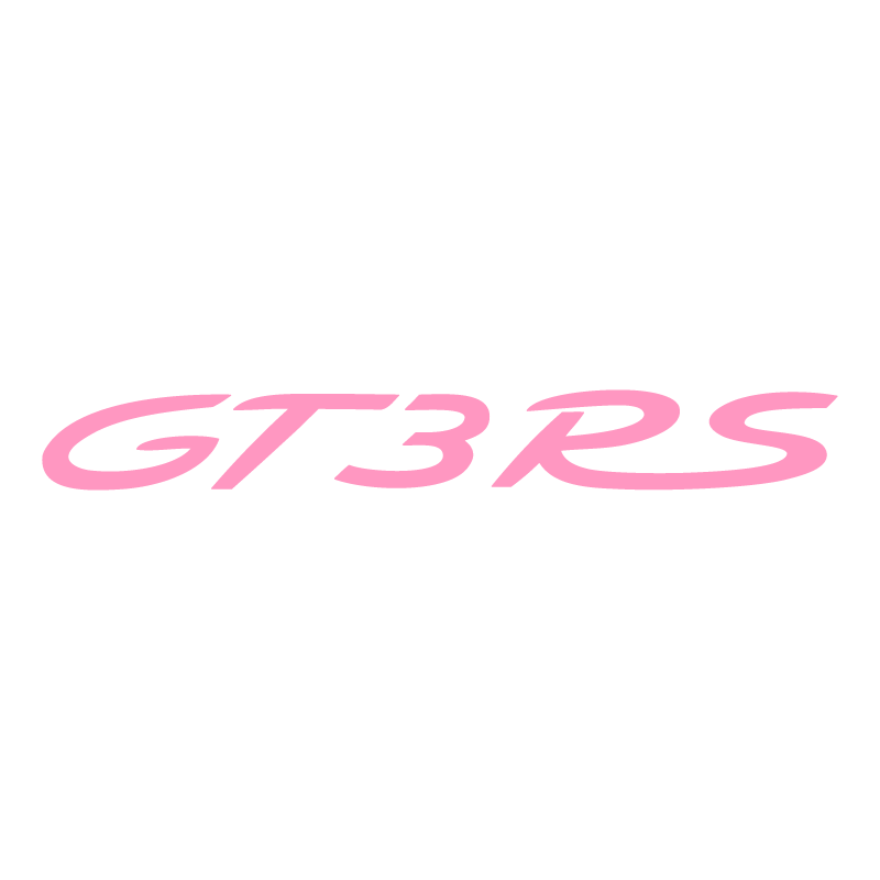 Sticker Porsche 911 GT3 RS en rose