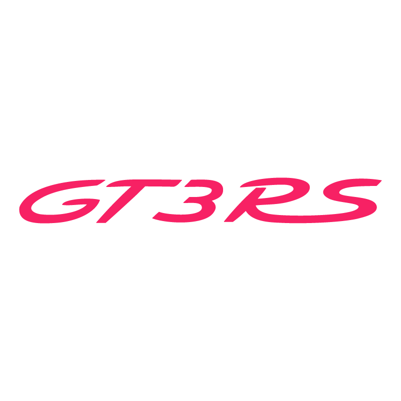 Sticker Porsche 911 GT3 RS en fuchsia