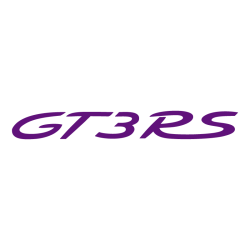 Sticker Porsche 911 GT3 RS en prune
