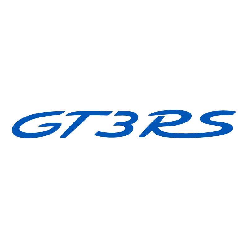 Sticker Porsche 911 GT3 RS en bleu