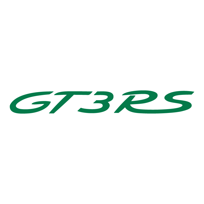 Sticker Porsche 911 GT3 RS en vert