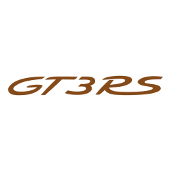 Sticker Porsche 911 GT3 RS en brun
