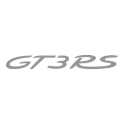 Sticker Porsche 911 GT3 RS en argent