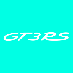 Sticker Porsche 911 GT3 RS en pochoir pour peinture