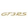Sticker Porsche 911 GT3 RS en or mat