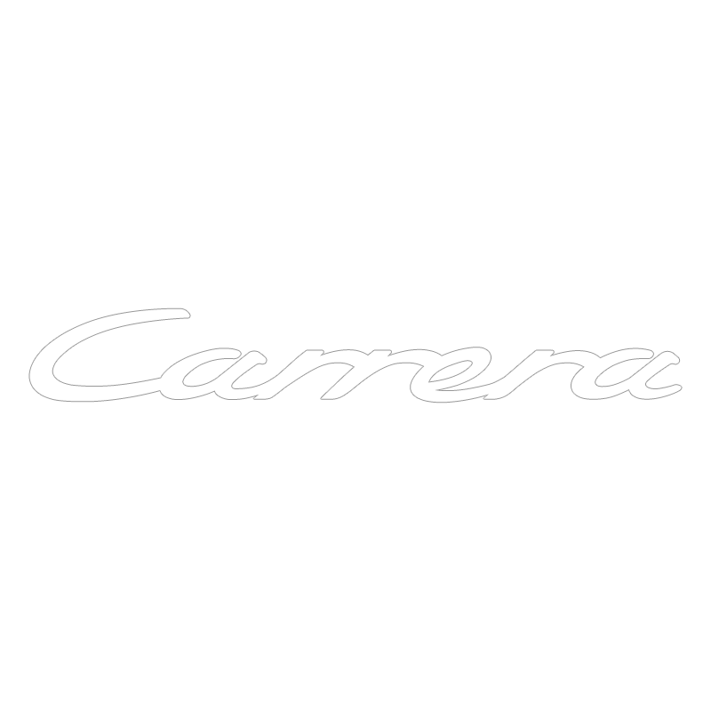 Sticker Porsche Carrera en blanc