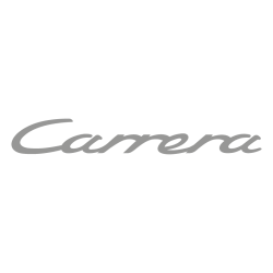 Sticker Porsche Carrera en argent