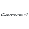 Sticker Porsche Carrera 4 en gris foncé