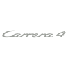 Sticker Porsche Carrera 4 en gris clair