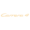 Sticker Porsche Carrera 4 en beige