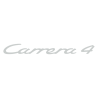 Sticker Porsche Carrera 4 en gris pâle