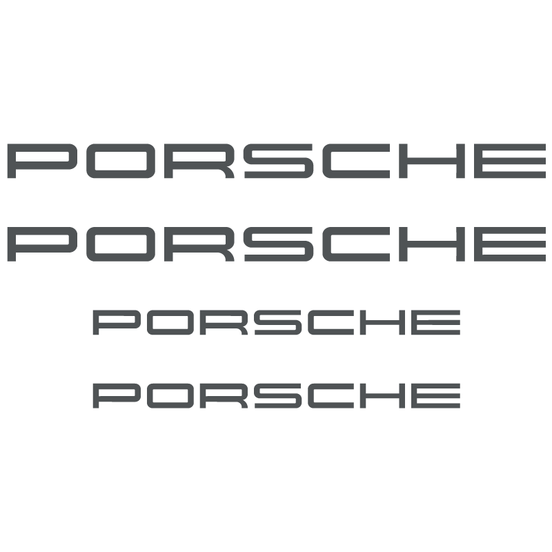 Kit Stickers Étriers de Freins Porsche Cayenne en gris foncé