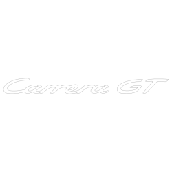 Sticker Porsche 911 Carrera GT en blanc