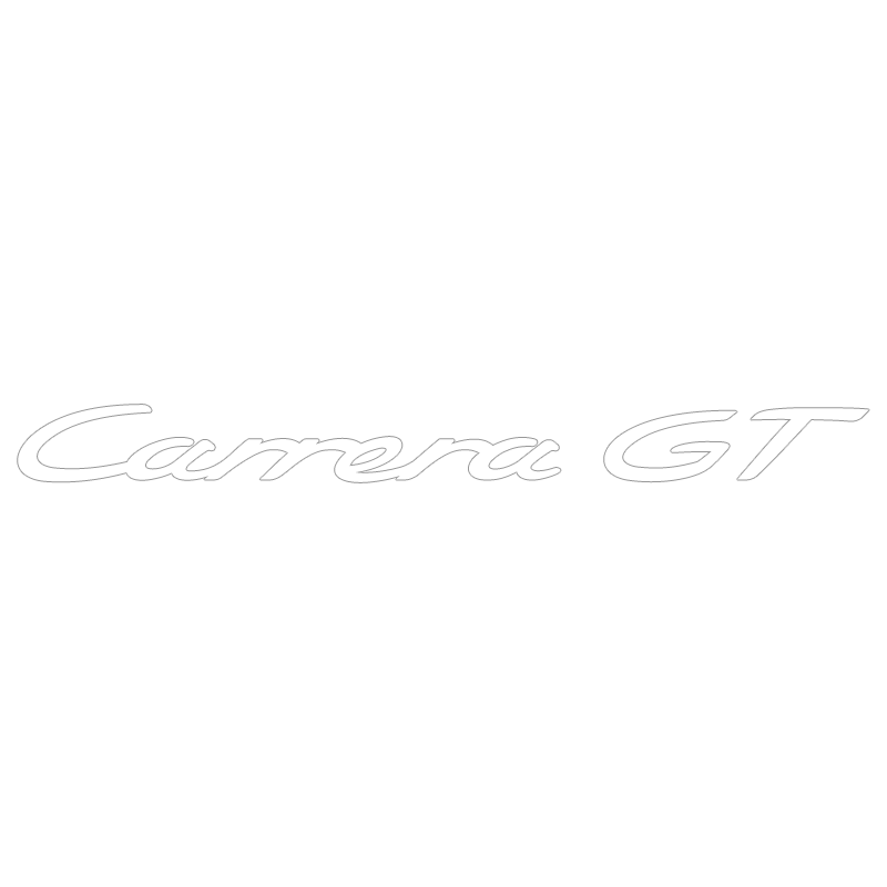 Sticker Porsche 911 Carrera GT en blanc