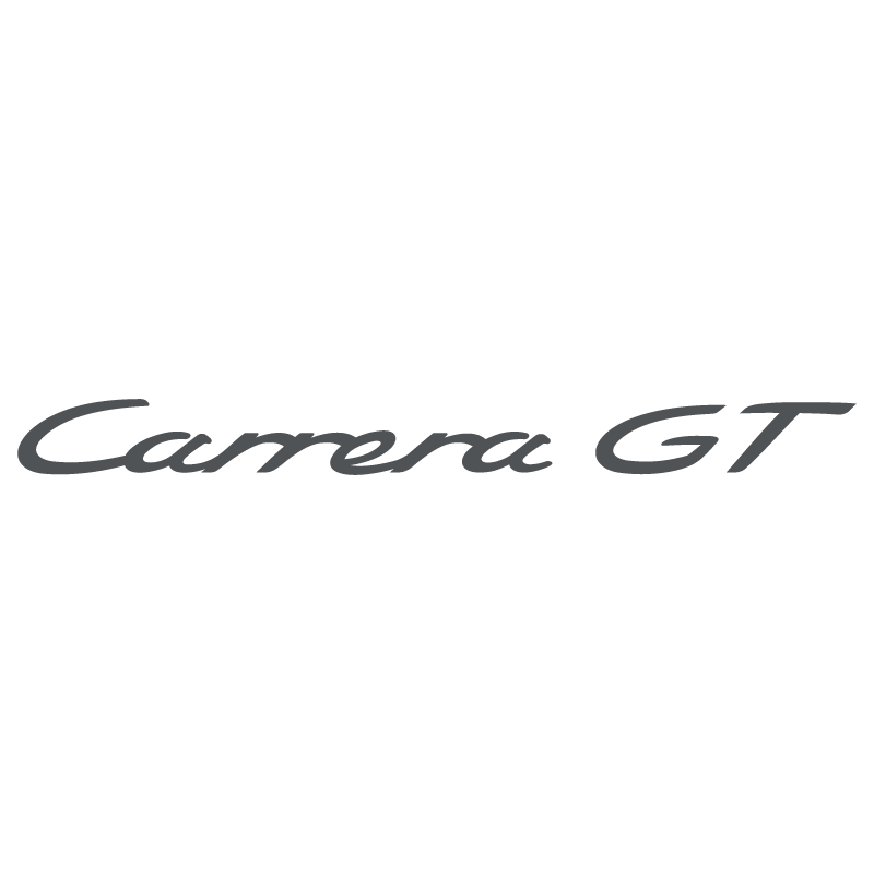 Sticker Porsche 911 Carrera GT en gris foncé