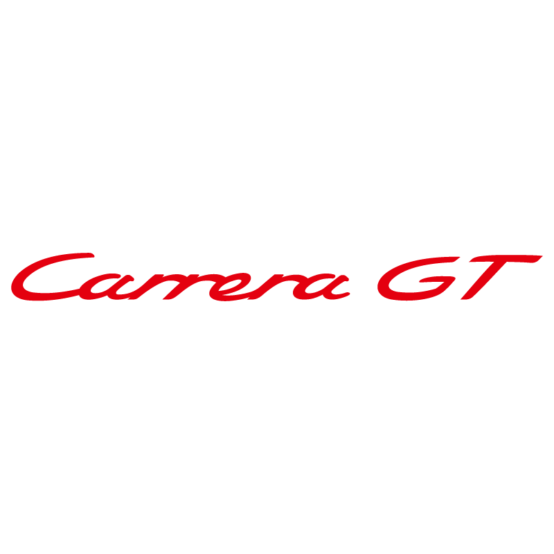 Sticker Porsche 911 Carrera GT en rouge