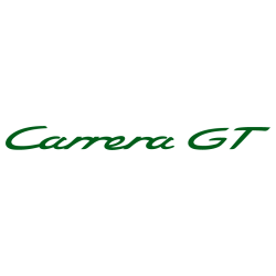 Sticker Porsche 911 Carrera GT en vert foncé