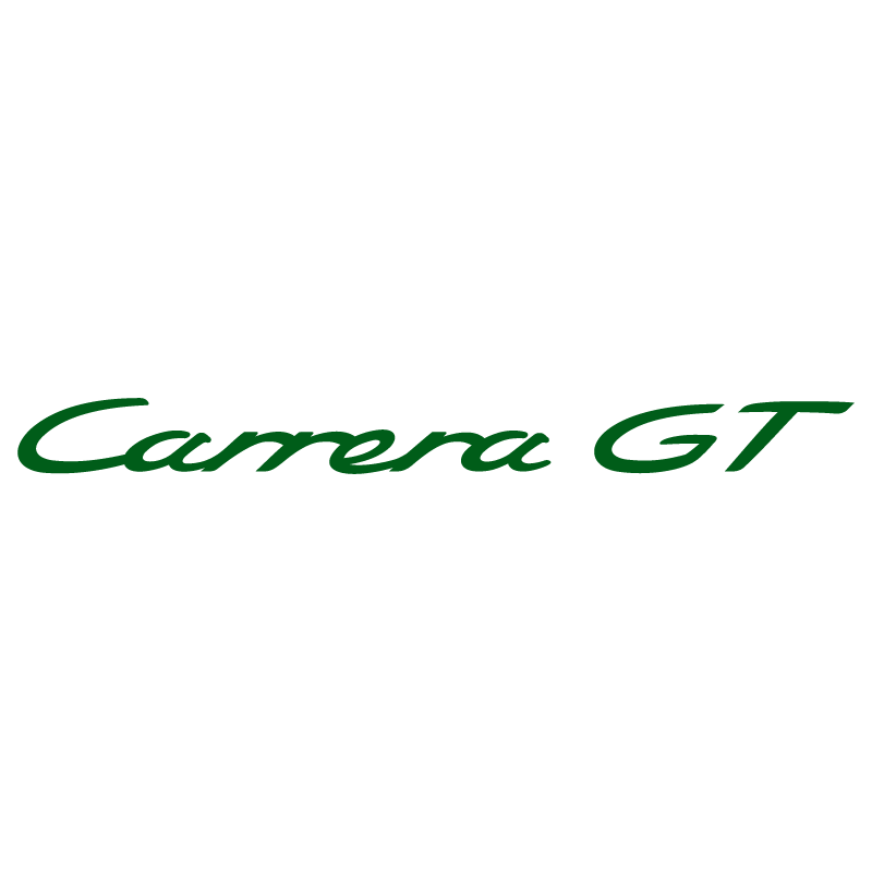 Sticker Porsche 911 Carrera GT en vert foncé