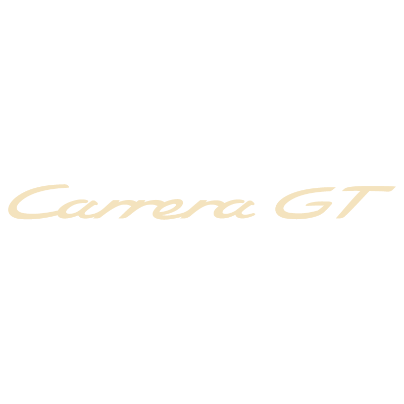 Sticker Porsche 911 Carrera GT en ivoire