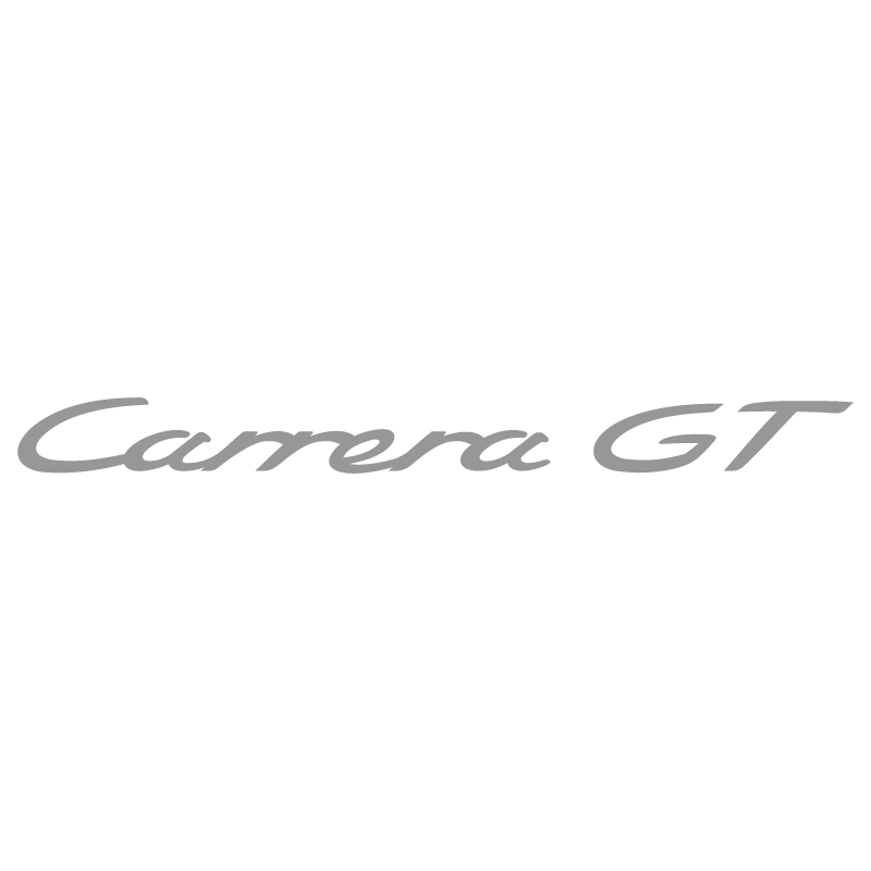 Sticker Porsche 911 Carrera GT en argent