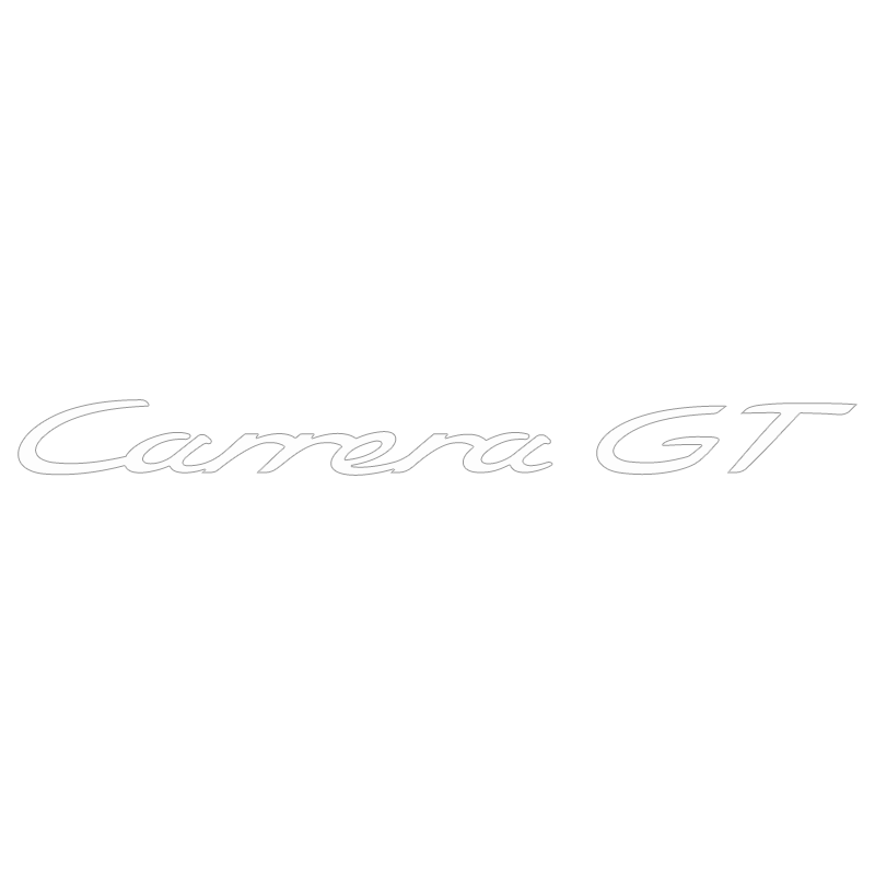 Sticker Porsche 911 Carrera GT en blanc mat