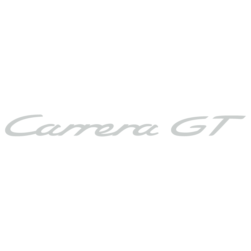 Sticker Porsche 911 Carrera GT en gris pâle