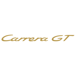 Sticker Porsche 911 Carrera GT en or mat