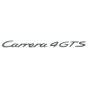 Sticker Porsche 911 Carrera 4 GTS en gris foncé