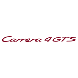Sticker Porsche 911 Carrera 4 GTS en bordeaux