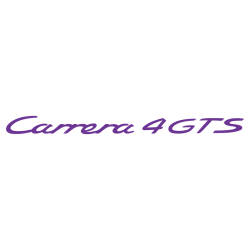 Sticker Porsche 911 Carrera 4 GTS en violet