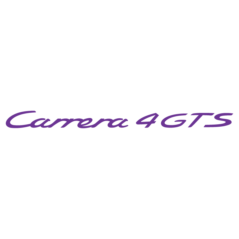 Sticker Porsche 911 Carrera 4 GTS en violet