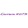 Sticker Porsche 911 Carrera 4 GTS en prune